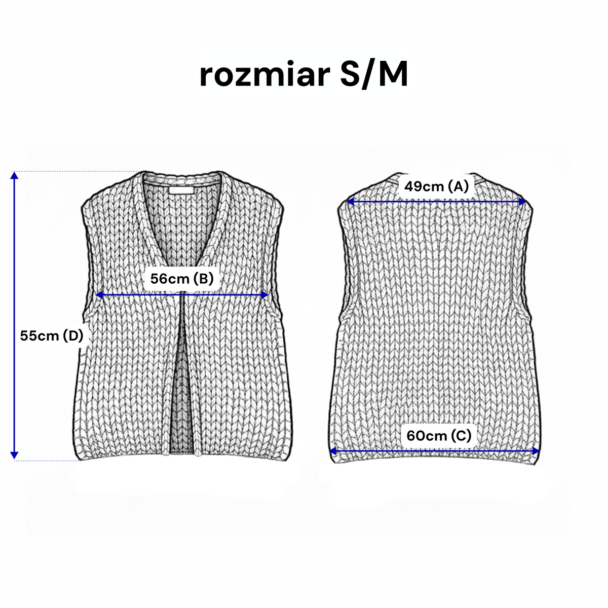 Otulający Kardigan o Grubym Splocie COZY
