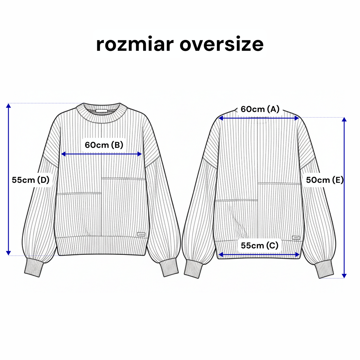 Krótki Sweter o Grubym Splocie LINEA