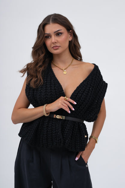 Otulający Kardigan o Grubym Splocie COZY