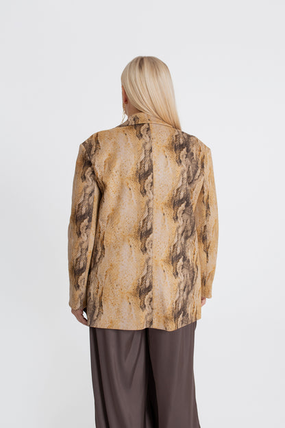 SAHRA – żakiet damski w wężowy print