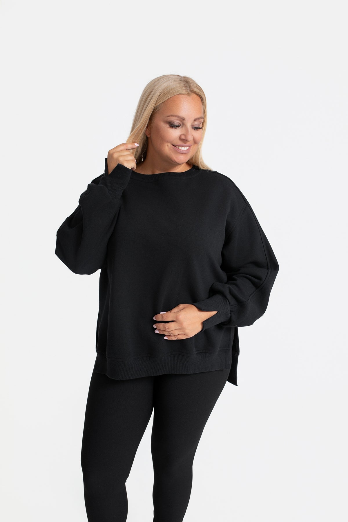MIRA Bluza dresowa damska z bawełny