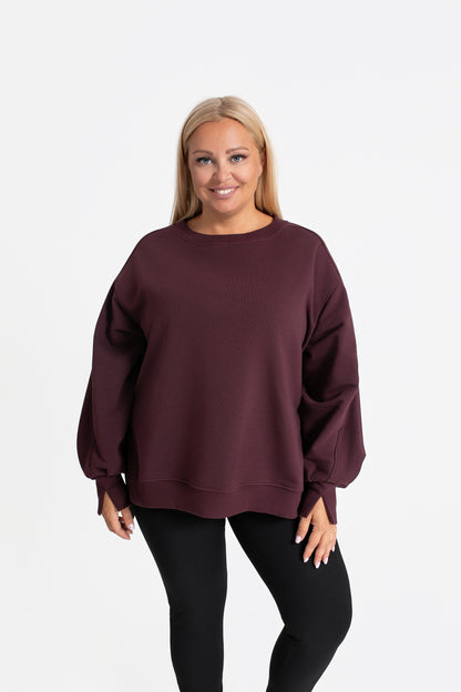 MIRA Bluza dresowa damska z bawełny