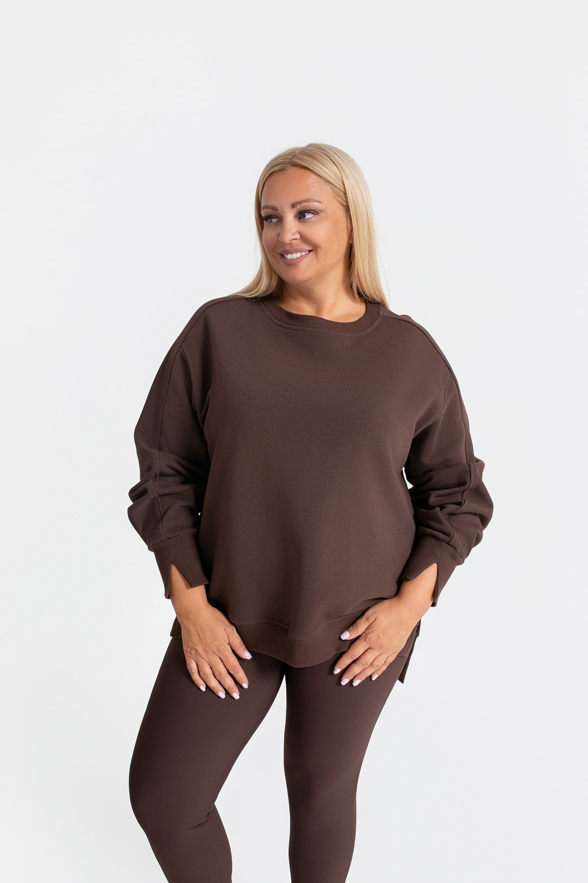 MIRA Bluza dresowa damska z bawełny