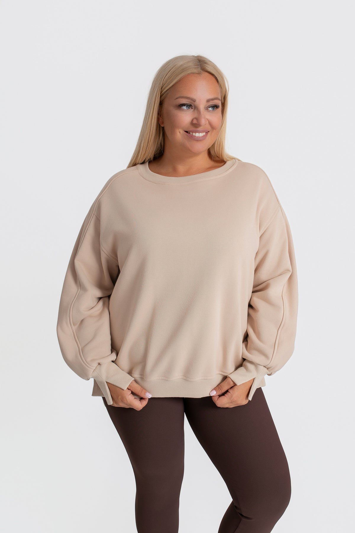 MIRA Bluza dresowa damska z bawełny