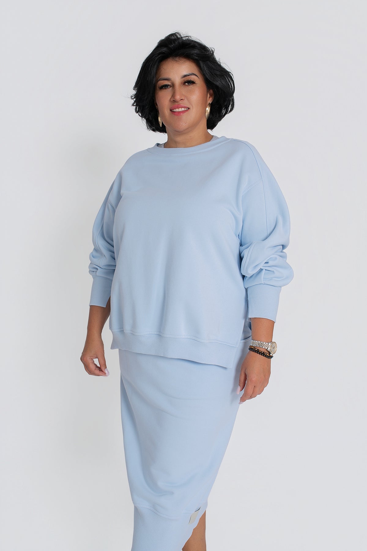 MIRA Bluza dresowa damska z bawełny