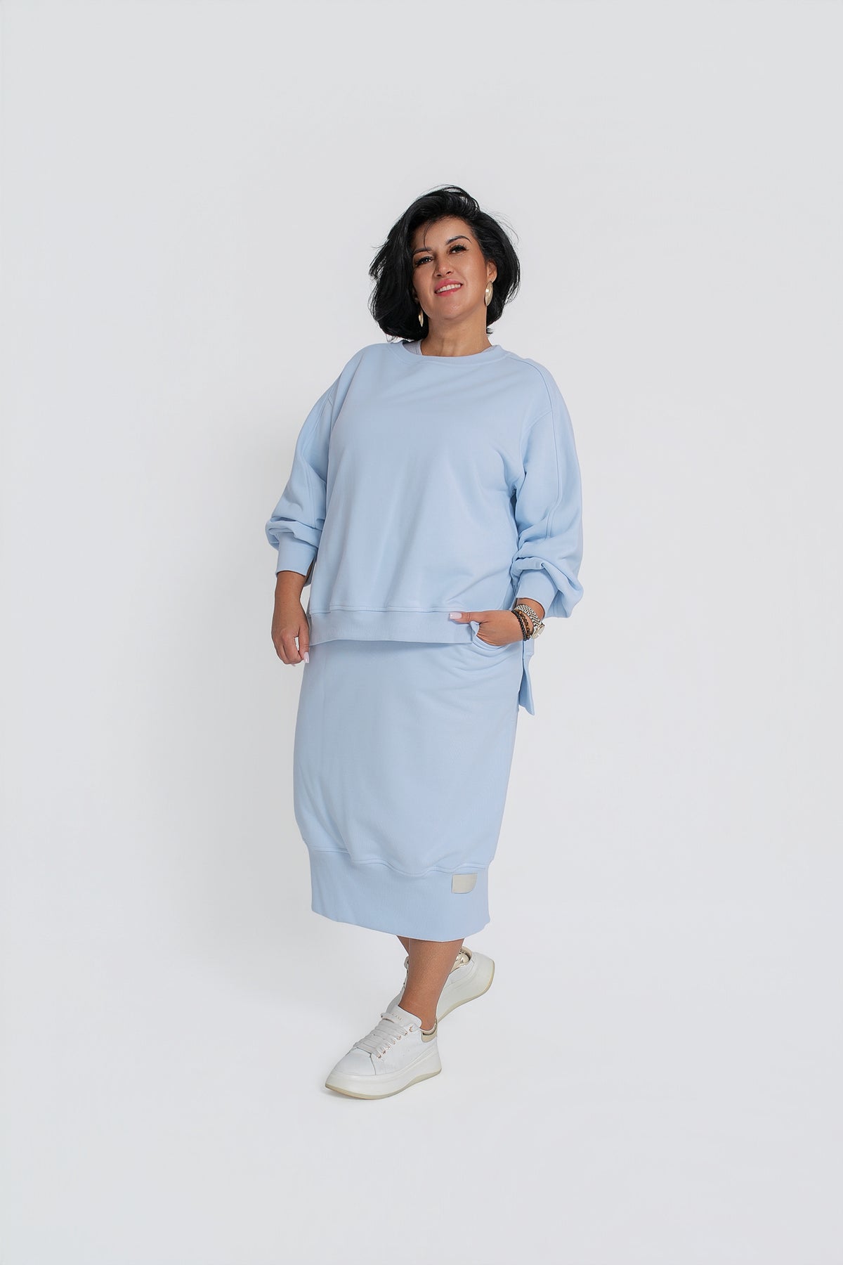 MIRA Bluza dresowa damska z bawełny