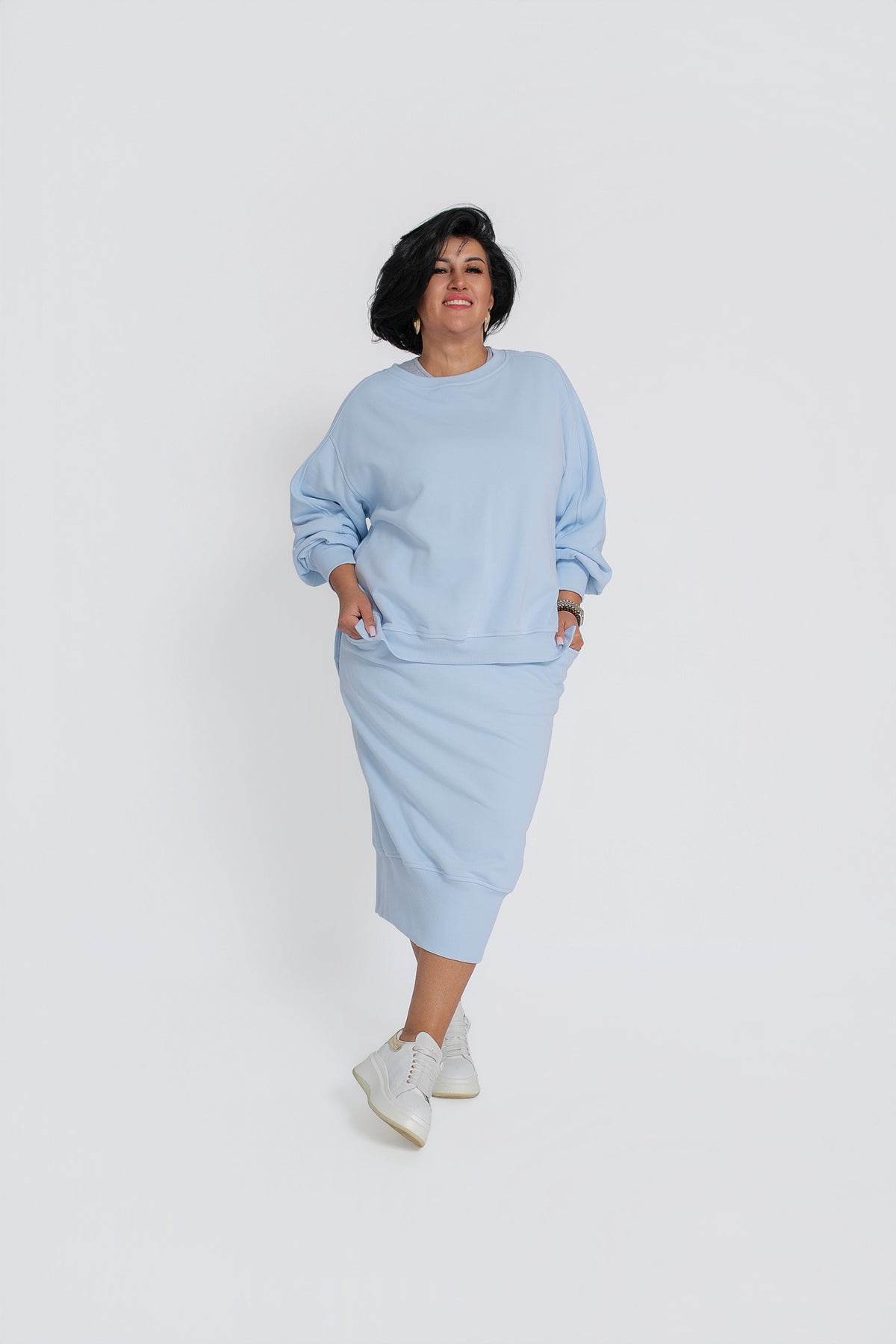 MIRA Bluza dresowa damska z bawełny