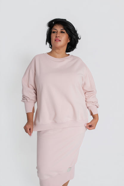 MIRA Bluza dresowa damska z bawełny