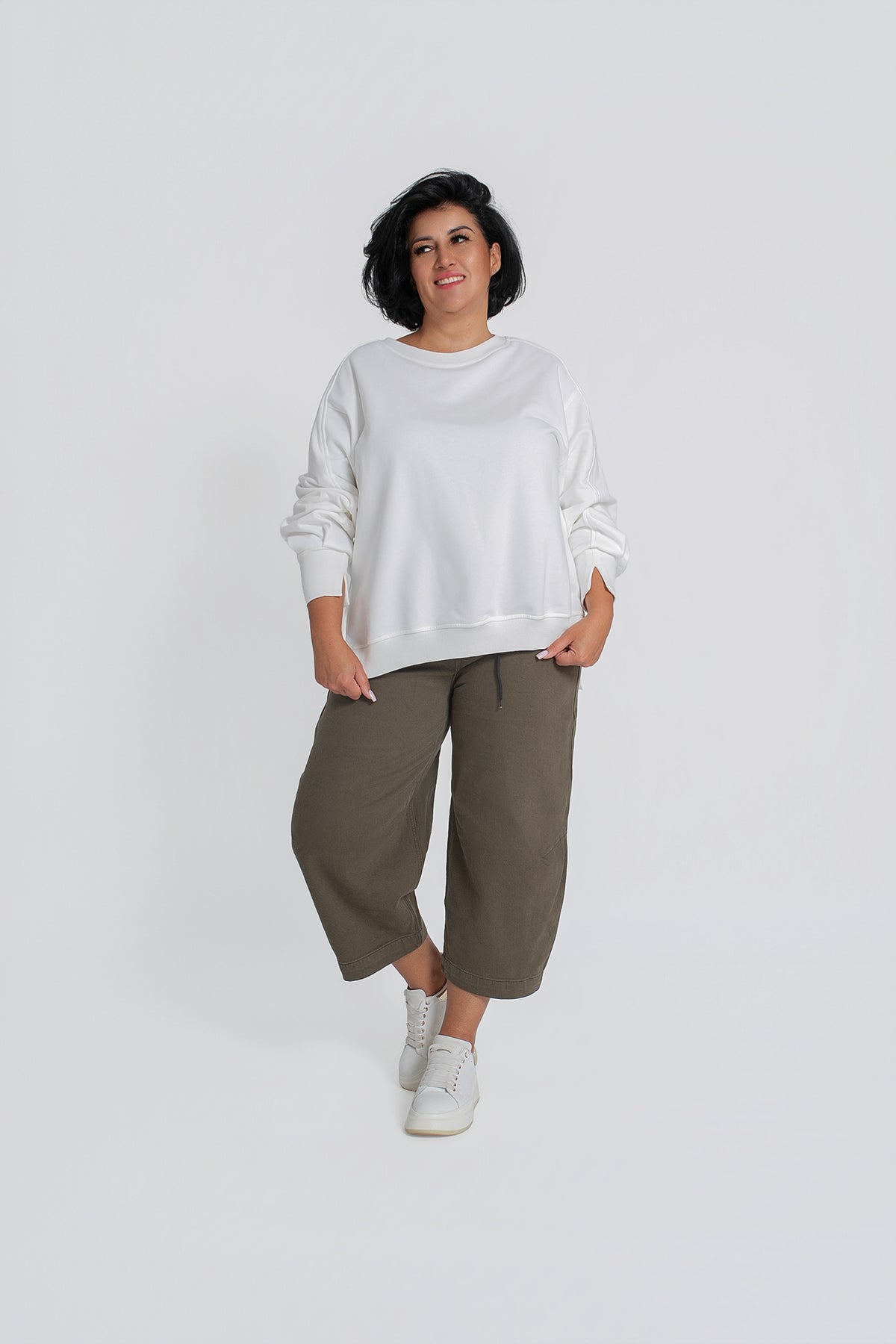 MIRA Bluza dresowa damska z bawełny