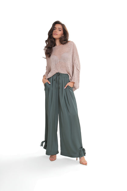 ARYA Luźny sweter damski ażurowy oversize