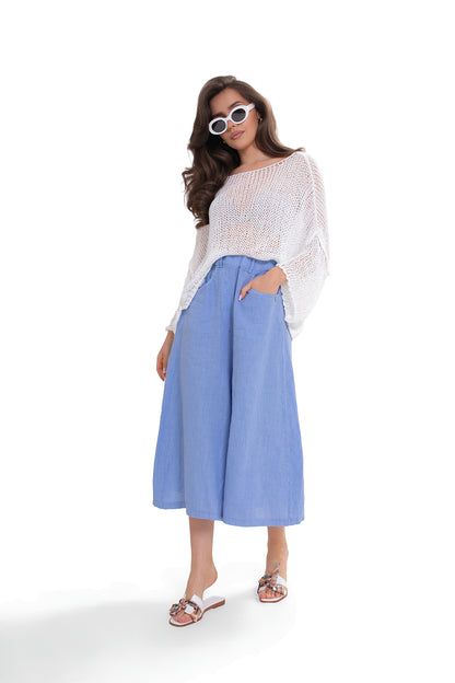 ARYA Luźny sweter damski ażurowy oversize