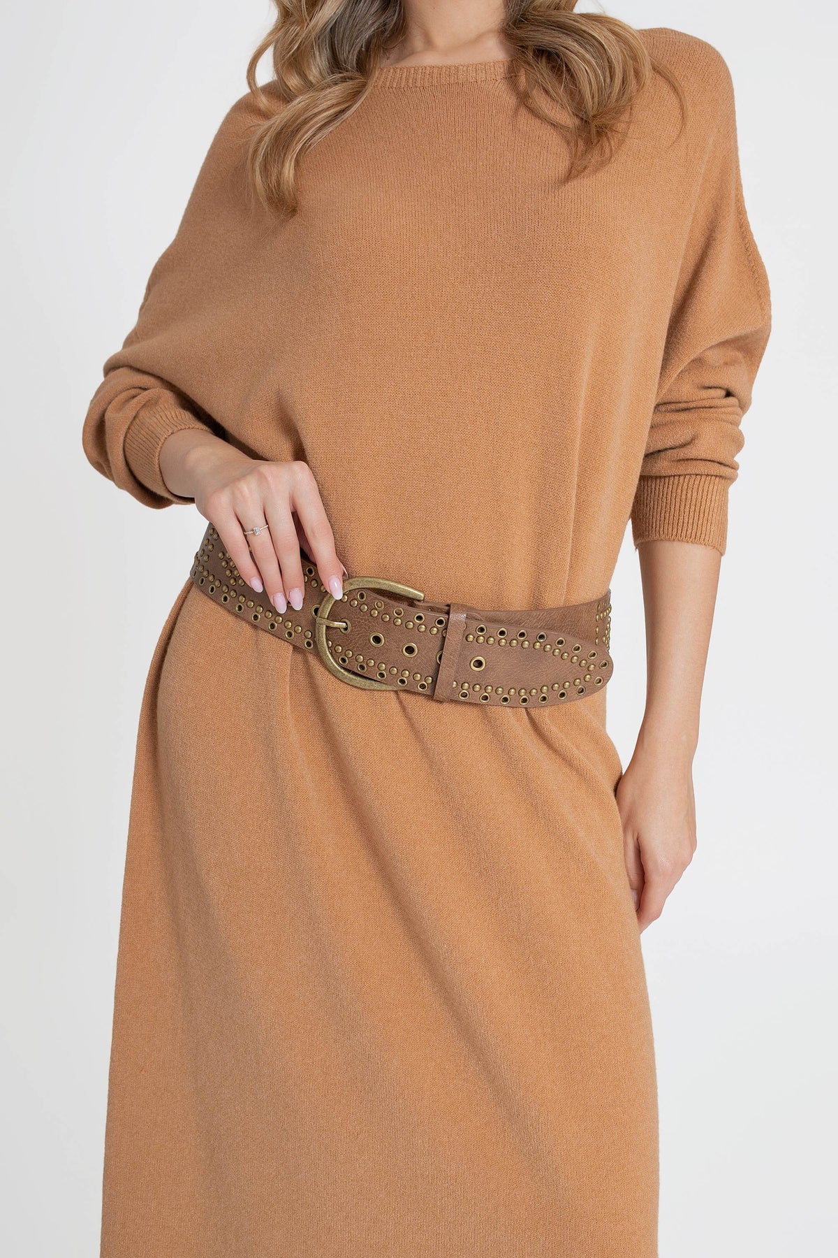 LANA Sukienka swetrowa maxi oversize