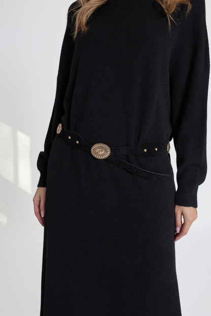 LANA Sukienka swetrowa maxi oversize