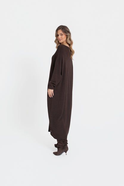 LANA Sukienka swetrowa maxi oversize