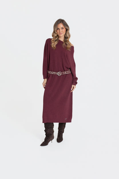 LANA Sukienka swetrowa maxi oversize