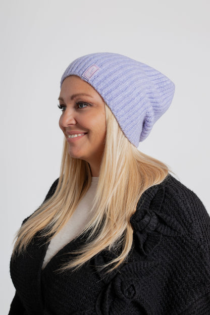 LUMI Czapka damska beanie z logo