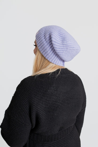 LUMI Czapka damska beanie z logo