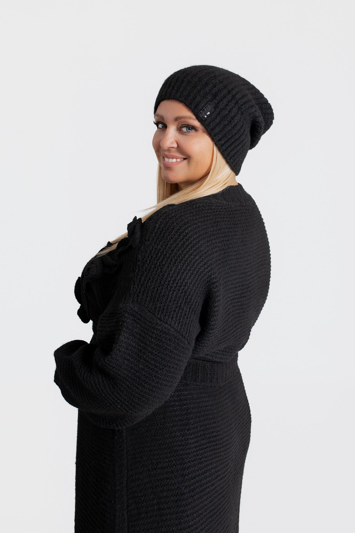 LUMI Czapka damska beanie z logo